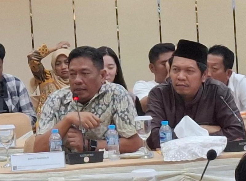 Foto: Dr. Vandarones Purba, ST., SH., MH., MM., C.Med. saat mengikuti RDP BAP DPD RI di Kantor BP Batam