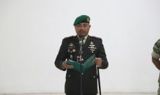 Korps Raport Kenaikan Pangkat, 17 Prajurit Kodim 0317/Tbk Terima Pangkat Baru