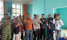 Koramil 02/Moro Kawal Pembahasan Kontribusi Pengguna Pelabuhan Sri Mandah