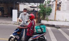 PKSB Karimun Turun ke Jalan, 2.500 Masker Gratis Dibagikan di Tengah Kepungan Asap