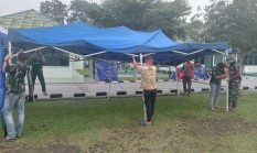 Personil Koramil 04/Tebing Benahi Pangkalan, Jaga Kesiapan Satuan
